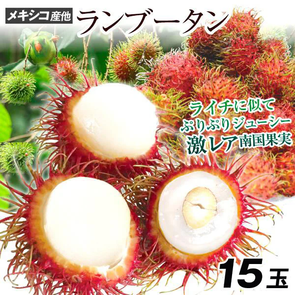 ランブータン 15玉 メキシコ産他