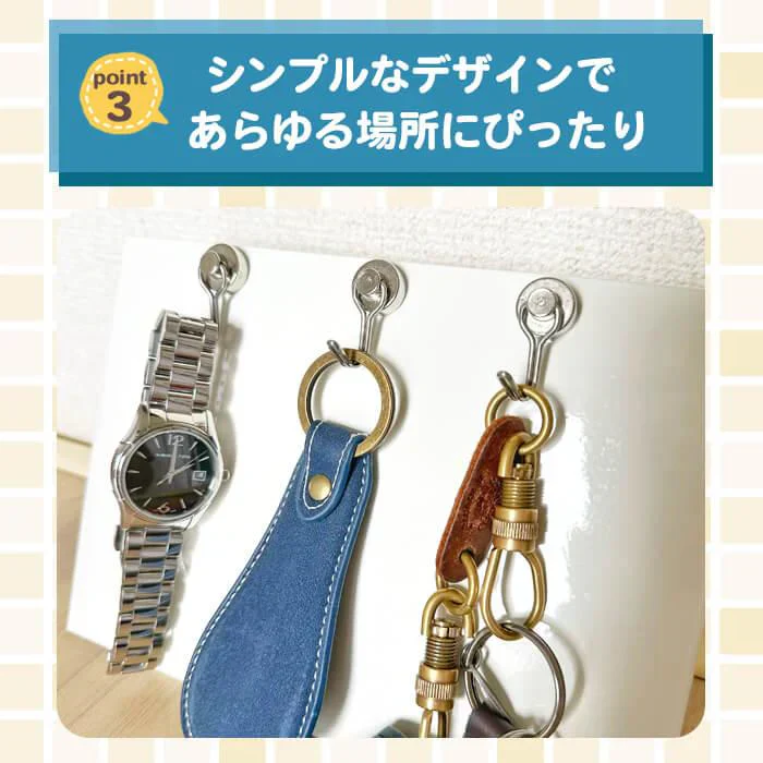 【シルバー5個】【予約商品・発送時期は商品説明に記載】マグネットフック 強力 玄関 かわいい クリップ ネオジム磁石 5個セット 2色 マグネット フック 引っ掛けブラック シルバー 超強力 オフィス 収納 ラック お風呂 キッチン棚 冷蔵庫 送料無料 ギフト プレゼント