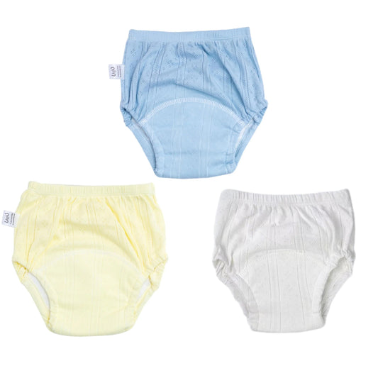 トレーニングパンツ ブルー 100 6層 3枚セット 90 100 110 おねしょパンツ トイトレパンツ トレパン トイレトレーニングショーツ おねしょ パンツ 男の子 女の子 防水パンツ