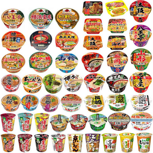 【改廃のお知らせ】 ご当地カップ麺 完成版 ラーメン・うどん・そば・焼きそばも入った 50種セット  イベントに最適