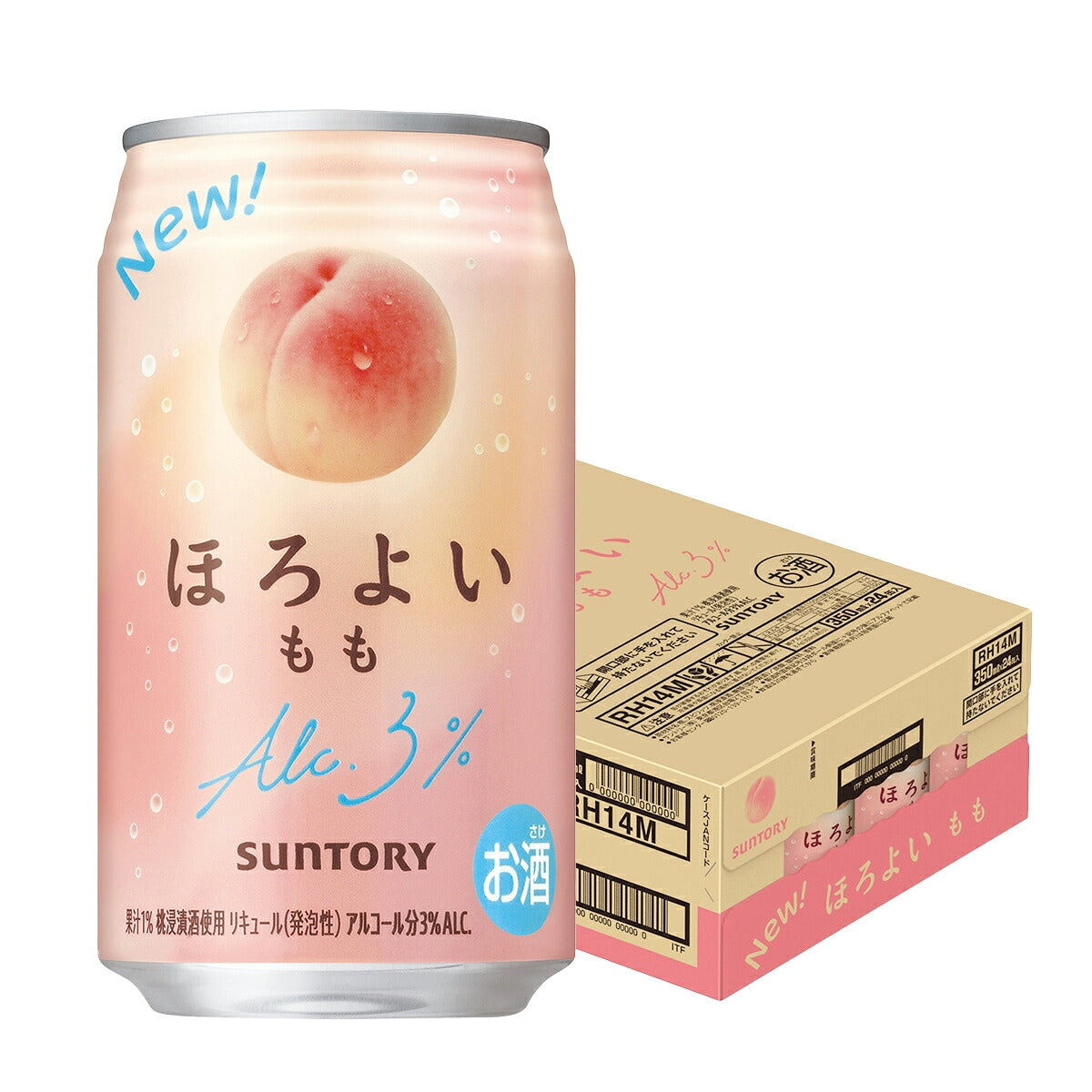 【送料無料】サントリー ほろよい もも 350ml×1ケース/24本 【北海道・東北・四国・九州地方は別途送料が掛かります。】