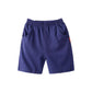 ハーフパンツ ブラック 140cm 半ズボン 1枚 100％綿 キッズ 子供 100 110 120 130 140 150 160 体操服 スポーツ 運動会 男子 女子 幼稚園 小学生 ポケット有 コットン 吸汗速乾