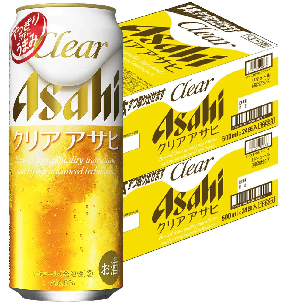 【送料無料】アサヒ クリアアサヒ 500ml×2ケース