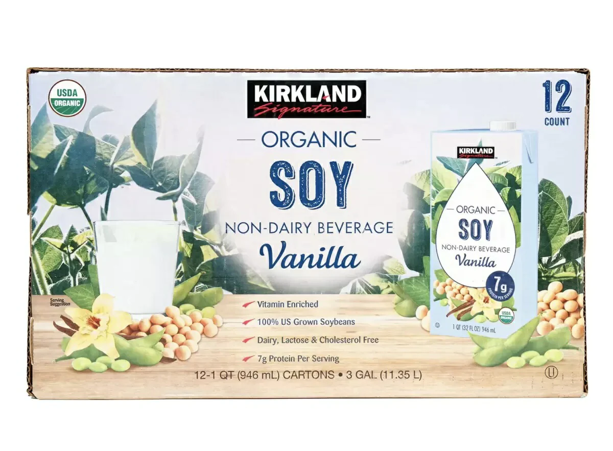 【バニラ味】オーガニック ソイミルク バニラ風味 946ml　×１２本 豆乳 【KIRKLAND】 カークランドシグネイチャー ☆コストコ☆【輸入食品】【コストコ通販】＃8