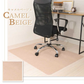 【キャメルベージュ 　90X120cm 椅子】チェアマット カーペット おしゃれ 床保護マット ズレない 90X120cm 椅子 床 傷 防止 傷防止 イスマット 保護マット 吸着 キズ防止 滑り止め 洗える カット可能 送料無料