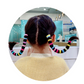 -2ヘアゴム キッズ 子供用 100個入りセット   シンプル 上品 ヘアアクセサリー 細いリングゴム　　髪留め 髪ゴム 赤ちゃん 子供 こども ゴム リング 髪止め