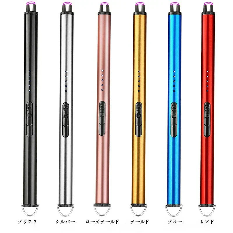 電子ライター 着火ライター USB充電式 プラズマ 電気 usb ライター 小型 充電式 ガス?オイル不要 防風 軽量 薄型 プレゼント メンズ レディース w123F(レッド)