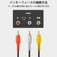 RCAケーブル 3メートル 長い 3PIN RCAオス 赤白黄3端子 3m ケーブル 4極 3.5mm プラグ AVケーブル パソコン テレビ スピーカー アンプ 設備の接続