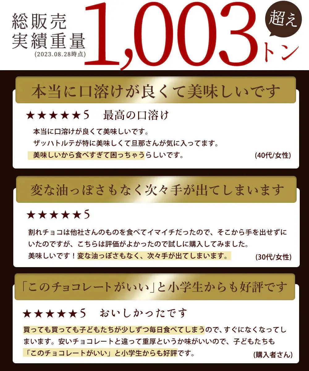 【ザッハトルテ】割れチョコ 200g×2個セット