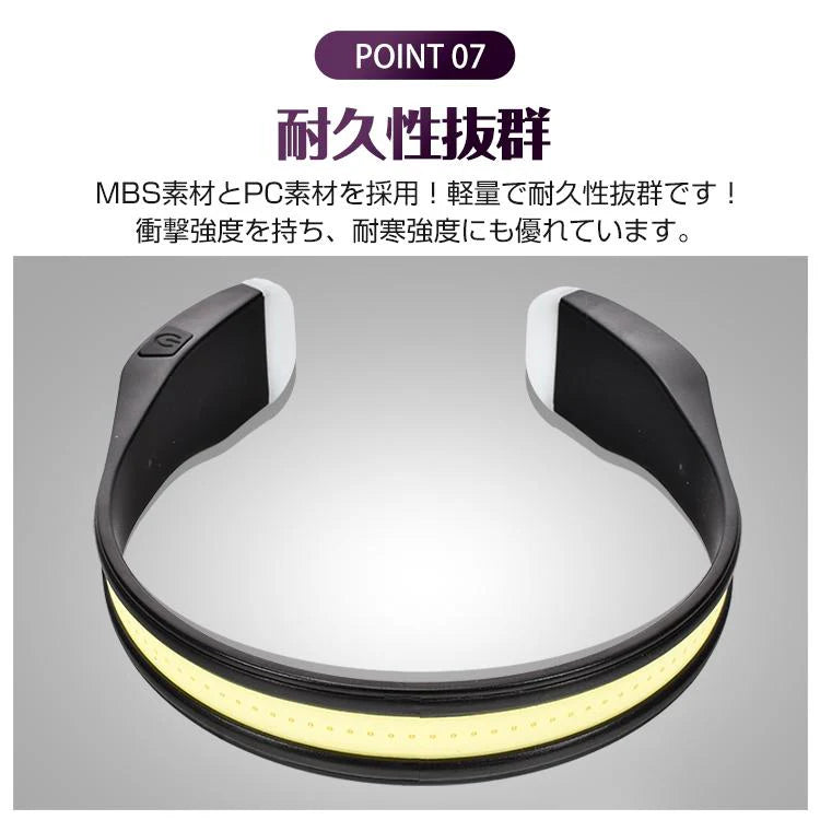 ヘッドライト 充電式 LED 釣り 防水 登山 キャンプ 防災 SOS ヘッドランプ ハンズフリー 懐中電灯 アウトドア 作業灯 USB 広角 軽量 仕事 点検 作業灯 od581【防災グッズがお得】