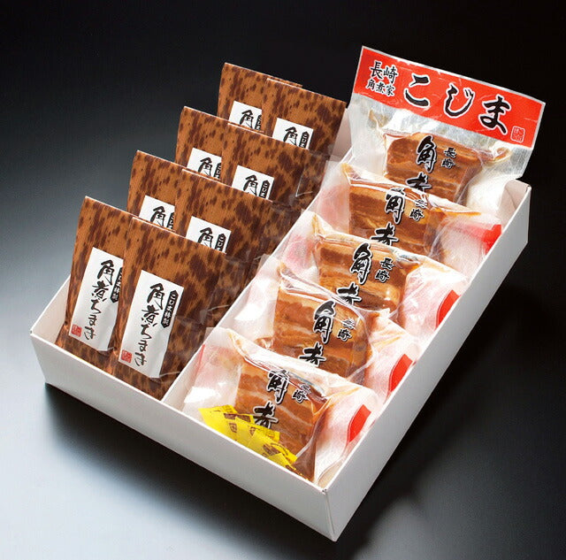 長崎県名産品 角煮　角煮・角煮ちまき詰合せ （角煮65g×5ヶ、角煮ちまき40g×8ヶ） （Ｓ２）