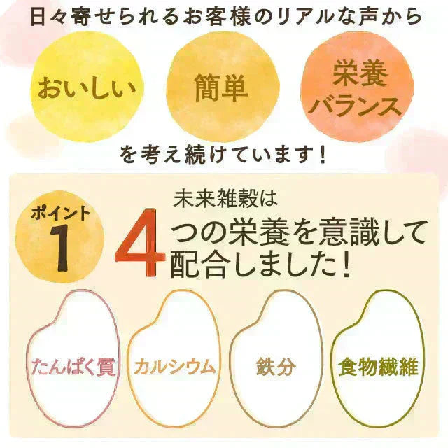 800g 完全国産 未来雑穀21+マンナン (400g×2袋) 雑穀米 送料無料