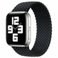 apple ブラック 42-45mm watch用ベルト 1本 弾力ナイロン 編み アップルウォッチバンド 伸縮 ループ スポーツ ビジネス 学生 iWatch おしゃれ 男女兼用series7 6 5 4 3 2 1 SE