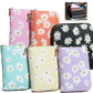 ★【flower 　ブルー】カードケース　名刺ケース