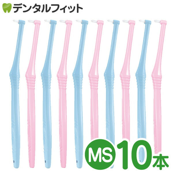 【3人シェア買いでお得】CiPRO ワンタフトブラシ コンパクトヘッド MSやややわらかめ 10本セット