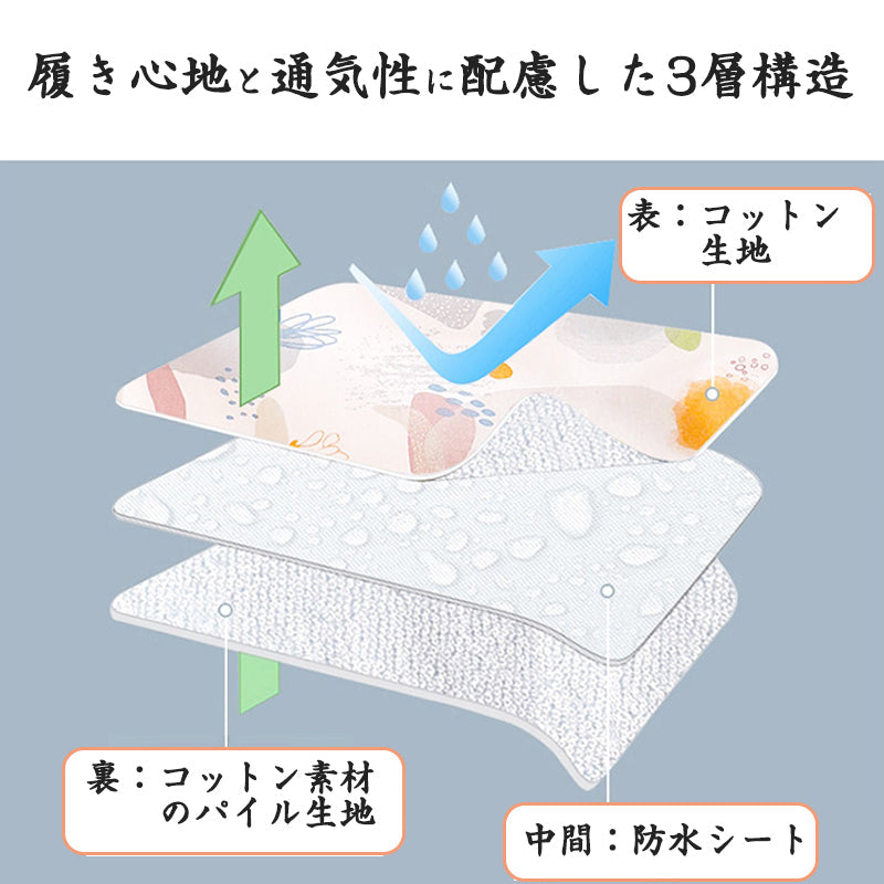 漏れ防止 スカート 1枚 Lサイズ 綿 防水シート内蔵 サニタリーパンツ 尿もれ防止 生理用 経血漏れ防止 布団汚れ防止 生理用パジャマ 通気性抜群 女性 中学生 高校生 大人