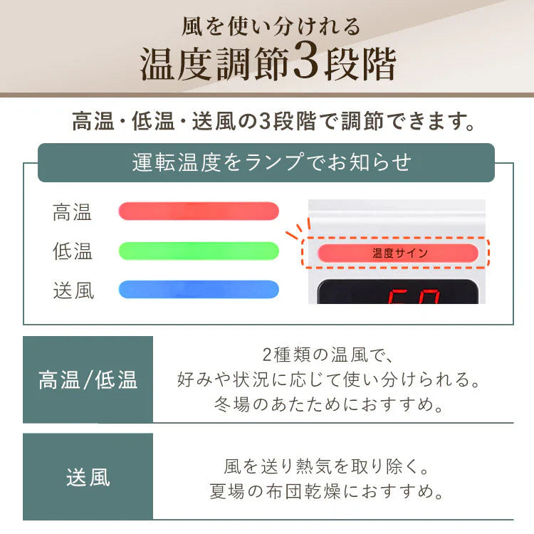 【カートアップNG】布団乾燥機 ダニ退治 ふとん乾燥機 マット不要 梅雨対策 湿気 夏モード カラッと乾燥 靴乾燥 2足同時 オールシーズン あたため 保温 花粉対策 カラリエ アイリスオーヤマ 木目 単品 FK-W2