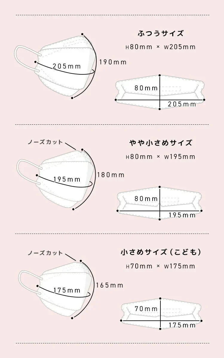 【100枚セット・ライトオークル・やや小さめサイズ・耳紐同色】立体マスク 3D マスク 4層構造 両面同色 5枚ずつ 個包装 くちばし 不織布 マスク 小顔 美 シルエット 使い捨て 血色 マスク カラー カラーマスク ジュエルフラップマスク Jewel Flap Mask 公式 WEIMALL 94-c 花粉症 花粉症対策 予防