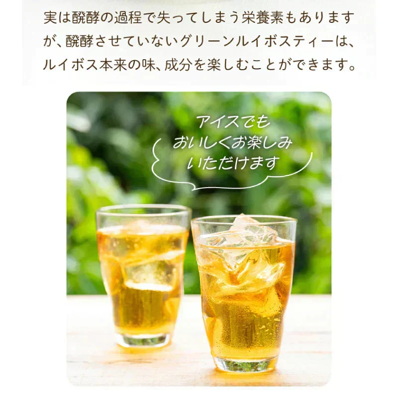 【最短当日出荷】ゴールデン グリーンルイボスティー 50個入（水出し OK 非醗酵 健康 美容 ティーバッグ ハーブティー ノンカフェイン お茶 ティーライフ）