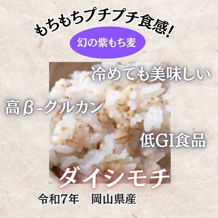 ★ダイシモチ / もち麦　10kg　令和7年岡山県産