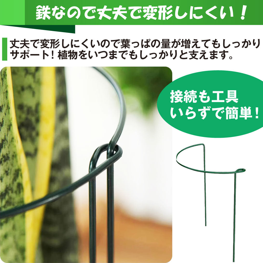 植物サポートリング 支柱 花ささえ ガーデニング 園芸 観葉植物