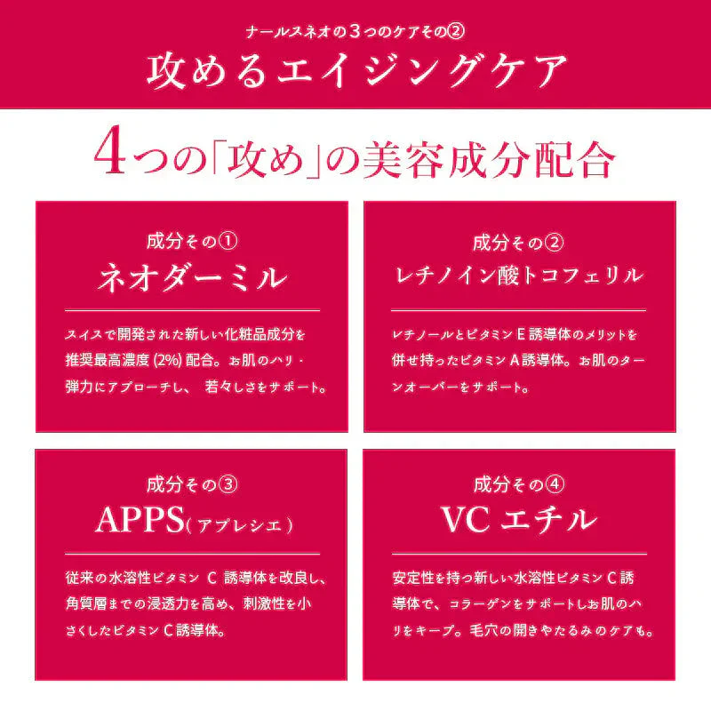 Nahls ナールス ネオ エイジングケア美容液 20mL ハリ シワ たるみ 目元 ナールスゲン 無添加