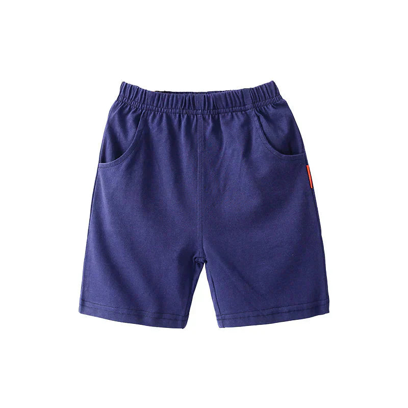 ハーフパンツ ブラック 130cm 半ズボン 1枚 100％綿 キッズ 子供 100 110 120 130 140 150 160 体操服 スポーツ 運動会 男子 女子 幼稚園 小学生 ポケット有 コットン 吸汗速乾