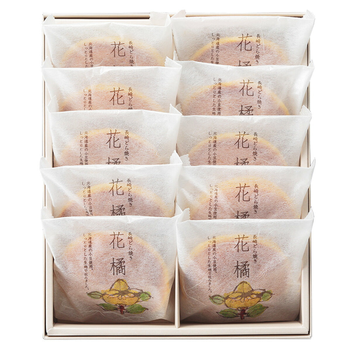 【3人シェア買いでお得】杉谷本舗　長崎どら焼き 花橘10個セット