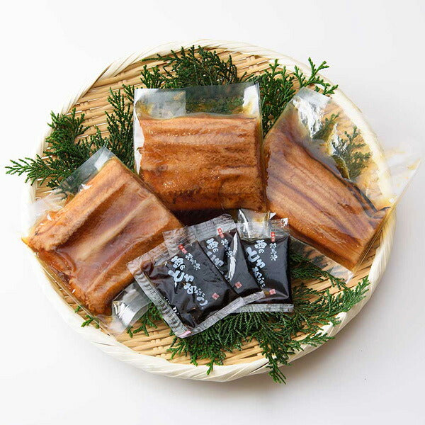長崎県対馬産 天然穴子 西のとろあなご 煮穴子カット 3袋セット（ご家庭用）【送料込み】