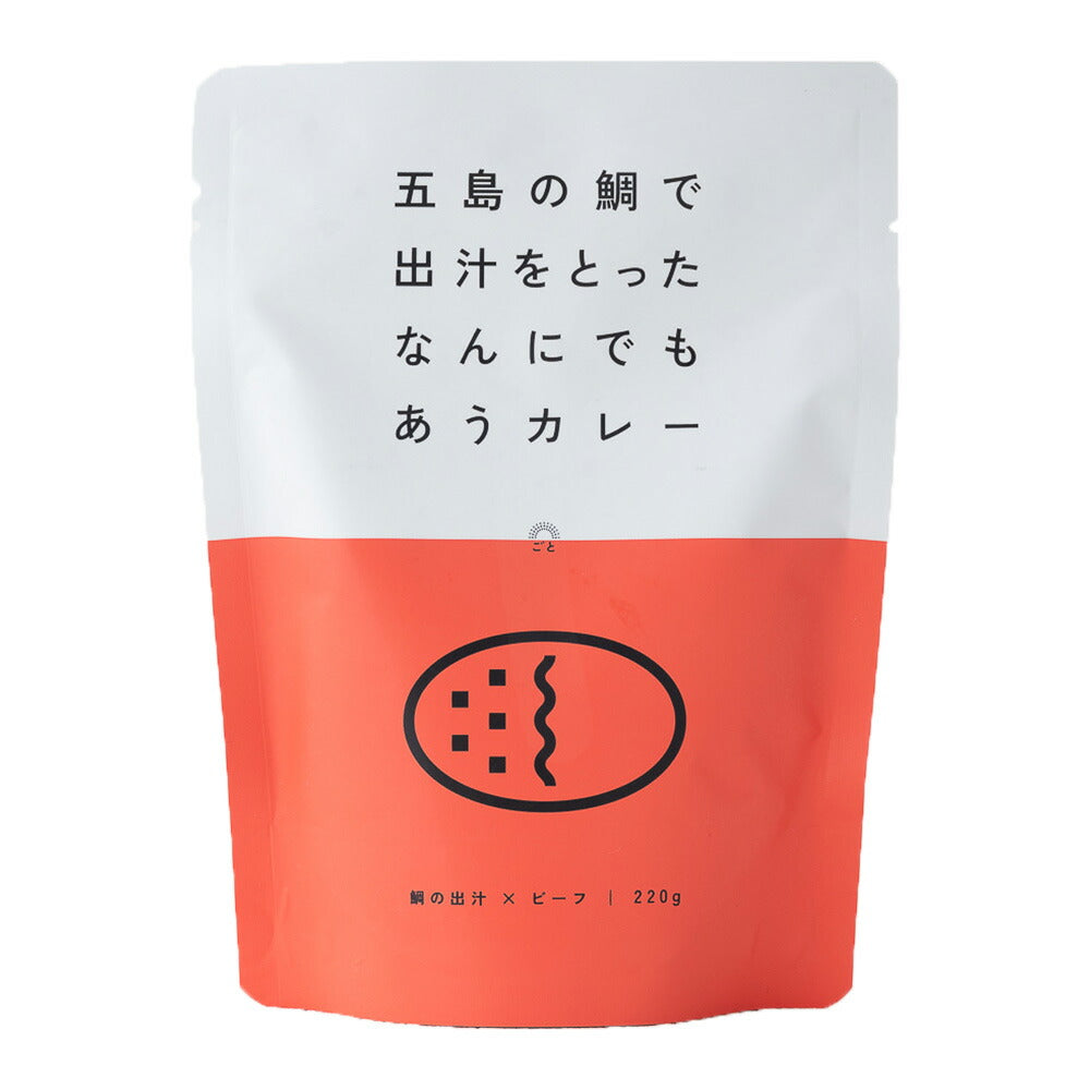 【3人シェア買いでお得】五島の鯛で出汁をとったなんにでもあうカレー プレーン・チーズ・チキン・ビーフ・ポークの5種セット（パウチ）【お届け不可地域：北海道・沖縄・離島】