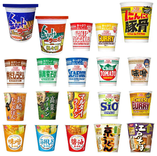 カップヌードル も入った縦型カップ麺 うどん そば ラーメン コスパに優れた20種セット