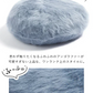 【フリーサイズ-ピンク】【商品名：ゆったりフェイクファーベレー帽】