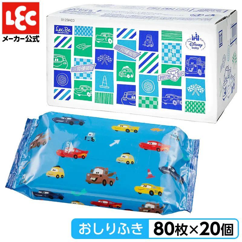水99% おしりふき ふんわり ディズニー ベビー カーズ  【1600枚】 80枚x20個 おしり拭き