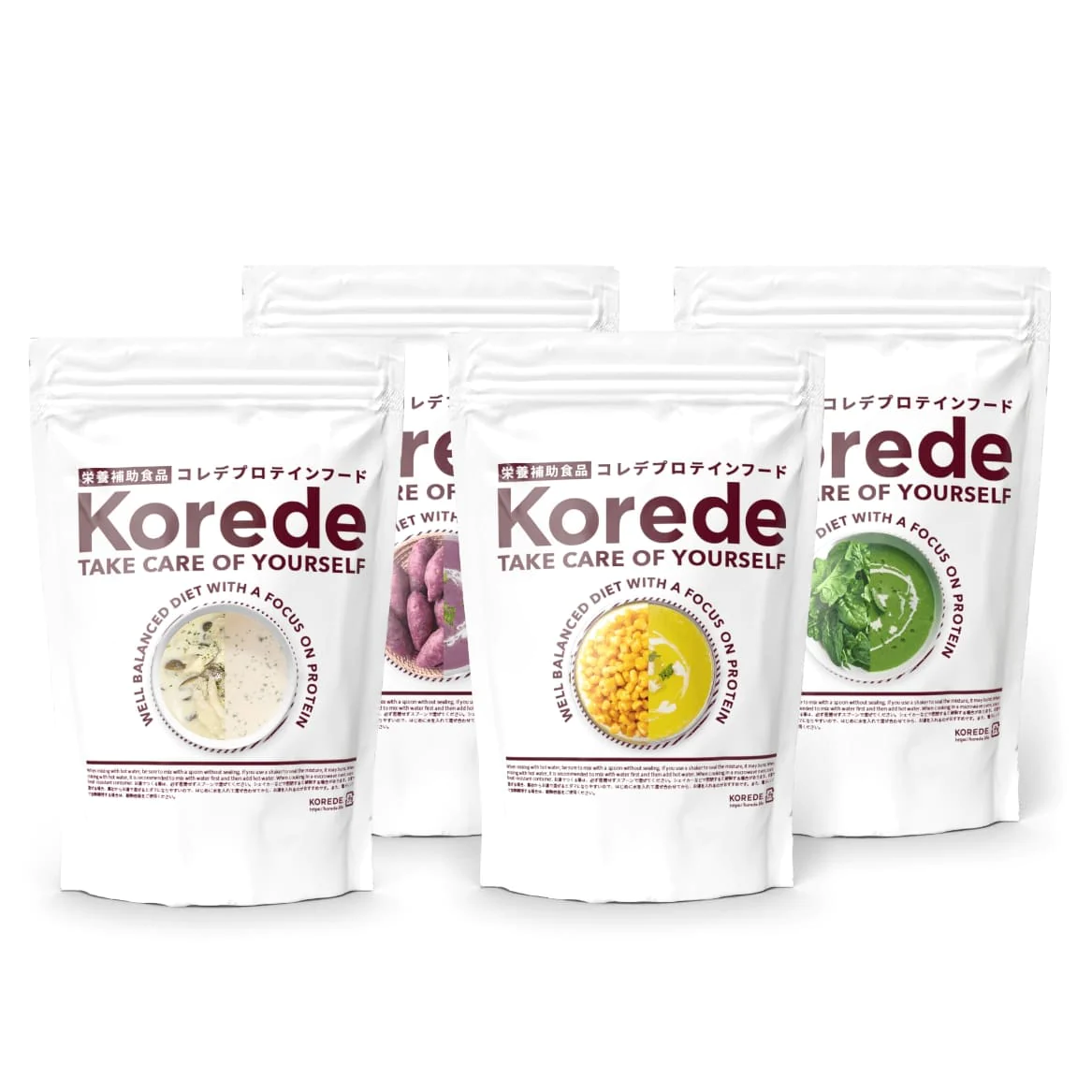 医師共同開発 たんぱく質10g プロテインスープ100g Korede（コレデ） 紫芋スイートスープ