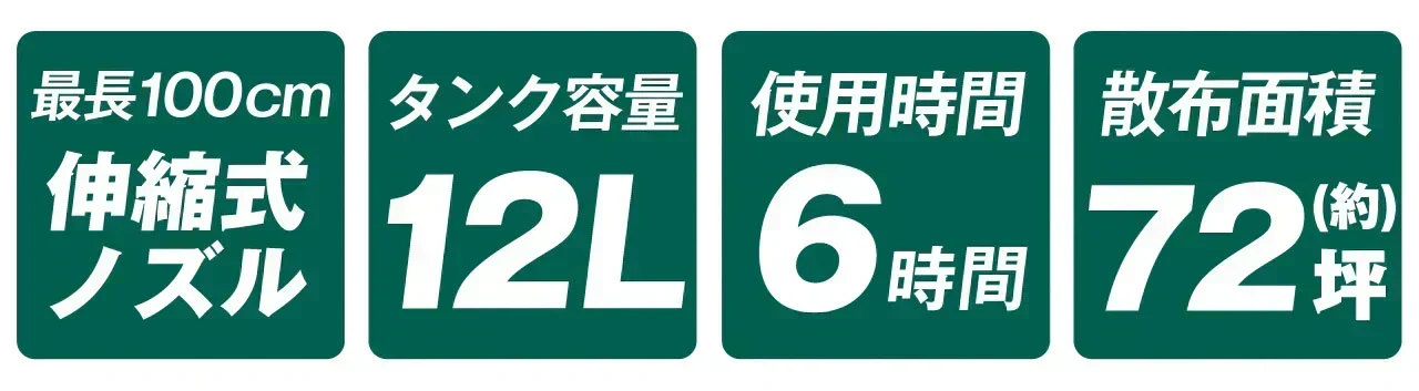 電動噴霧器 12L 【発送予定は商品詳細説明参照】 充電式 背負式 バッテリー式