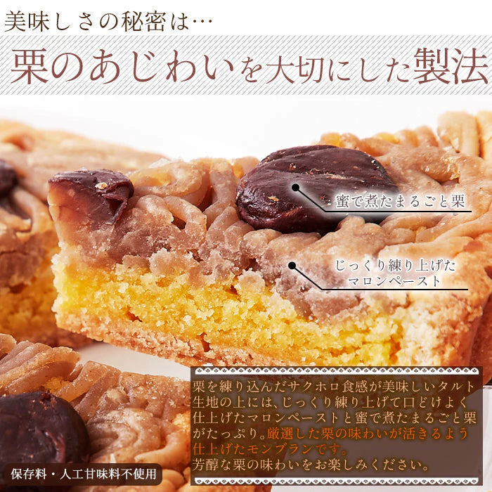 モンブラン タルト 5号 モンブランタルト 蜜で煮込んだ栗がたっぷり! ネコポス【ゲリラセール】