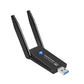 WiFi 無線LAN 子機 USB3.0 WIFIアダプター 1300Mbps 5dBi 2.4Ghz/5Ghz デュアルバンド 無線lanアダプタ 802.11AC 高速通信 Windows11/10/8.1/8/7/XP/Vista/Mac OS対応 PC/Desktop/Laptop 日本語説明書