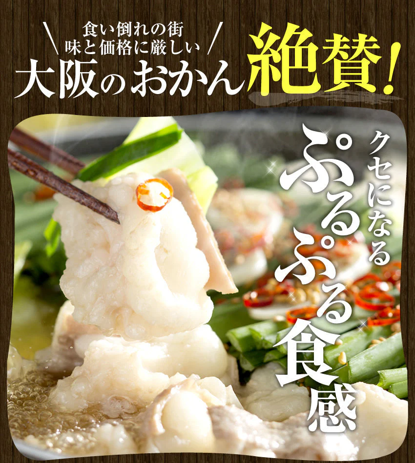 【ご新規さんとシェア買い】ホルモン1.25キロ 博多もつ鍋6～8人前 超メガトン級！