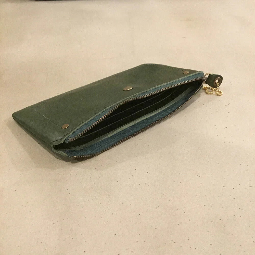 alto. 薄マチ長財布 AMSW-0052 グリーン