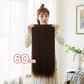 ストレート ロング エクステ 襟足ウィッグ 60cm (ダークブラウン）