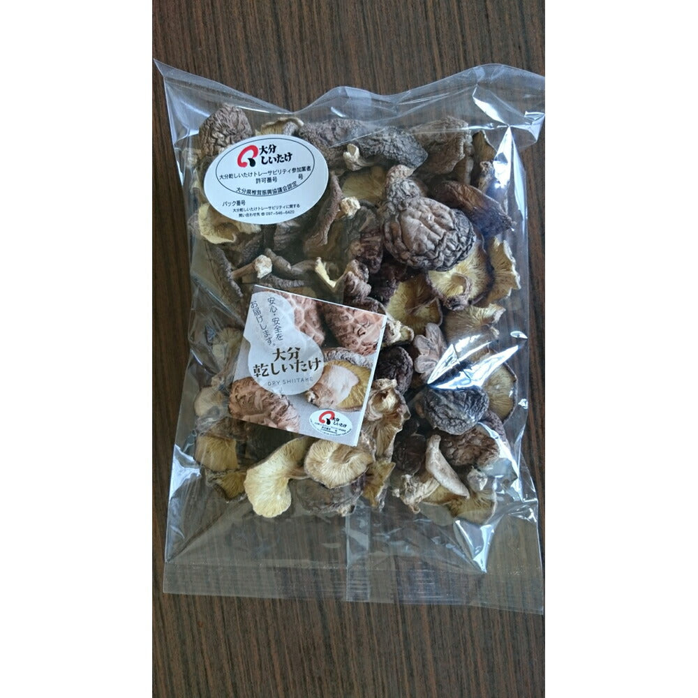 大分県産 原木椎茸 お徳用 (100g×５袋)【お届け不可地域：北海道・沖縄・離島】