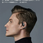 ワイヤレスイヤホン Bluetooth 5.3 耳掛け式　片耳 超軽量ブルートゥースヘッドホン ヘッドセット HIFI高音質 ワンタッチ操作 低遅延 左右分離型 自動ペア s091C(オレンジ)