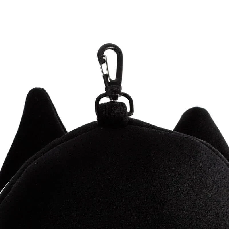 【黒猫のフェリン・ファイン】Relaxeazzz アイマスク付もちもちピロー