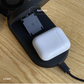 (ブラック)3in1 対応 急速 ワイヤレス充電器 折り畳み式 iPhone 充電器 Apple Watch 6 5 4 3 2 1 対応 AirPods iPhone13 iPhone12 Pro max 12 mini iPhone SE3 XR 11 8 Galaxy 充電器 Qi アップルウォッチ エアポッズ  最小  BAT174