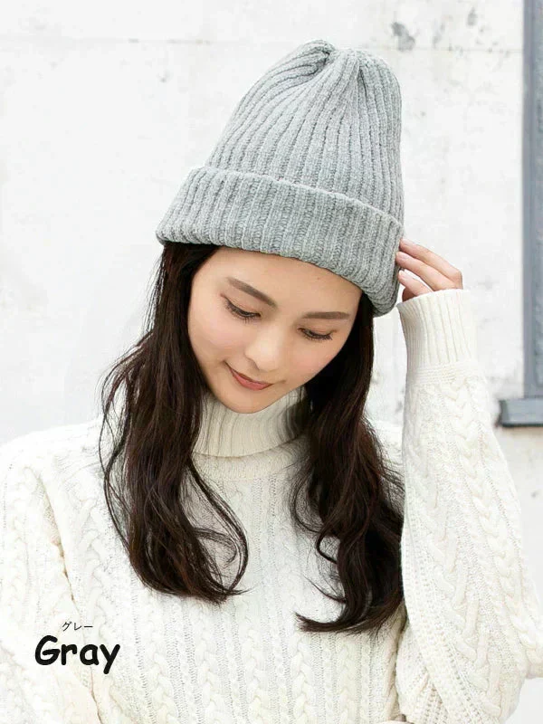 【フリー-ブラック】【商品名：5colorグローベロアニット】