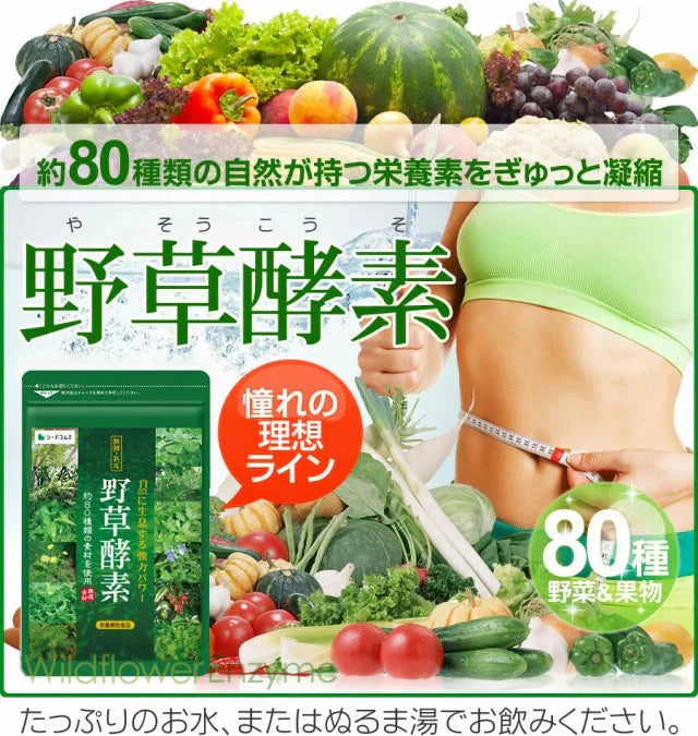 野草酵素《約1ヶ月分》酵素サプリ/サプリ/酵素ダイエット/サプリ/酵素サプリメント/ダイエット サプリ/ダイエット 酵素/【カウシェファーム収穫対象商品】