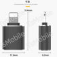iPhone用 USBポート 変換アダプタ LightningオスtoUSBメス USB機器接続 OTG iPadライトニング データ転送 バックアップ Office PDFファイル 保存移動