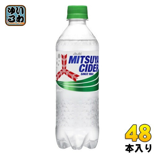 アサヒ 三ツ矢サイダー 500ml ペットボトル 48本 (24本入×2 まとめ買い) 炭酸飲料