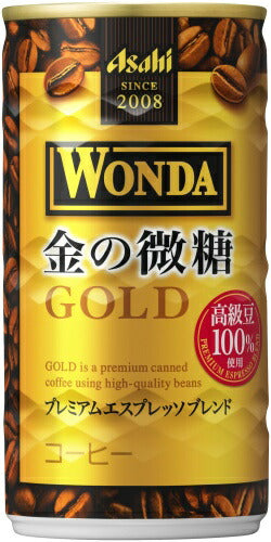 アサヒ ワンダ WONDA 金の微糖 185g 缶 90本 (30本入×3 まとめ買い) 珈琲 缶コーヒー わんだ