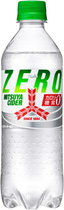 アサヒ 三ツ矢サイダー ZERO 500ml ペットボトル 24本入 炭酸飲料 カロリーゼロ 糖質ゼロ